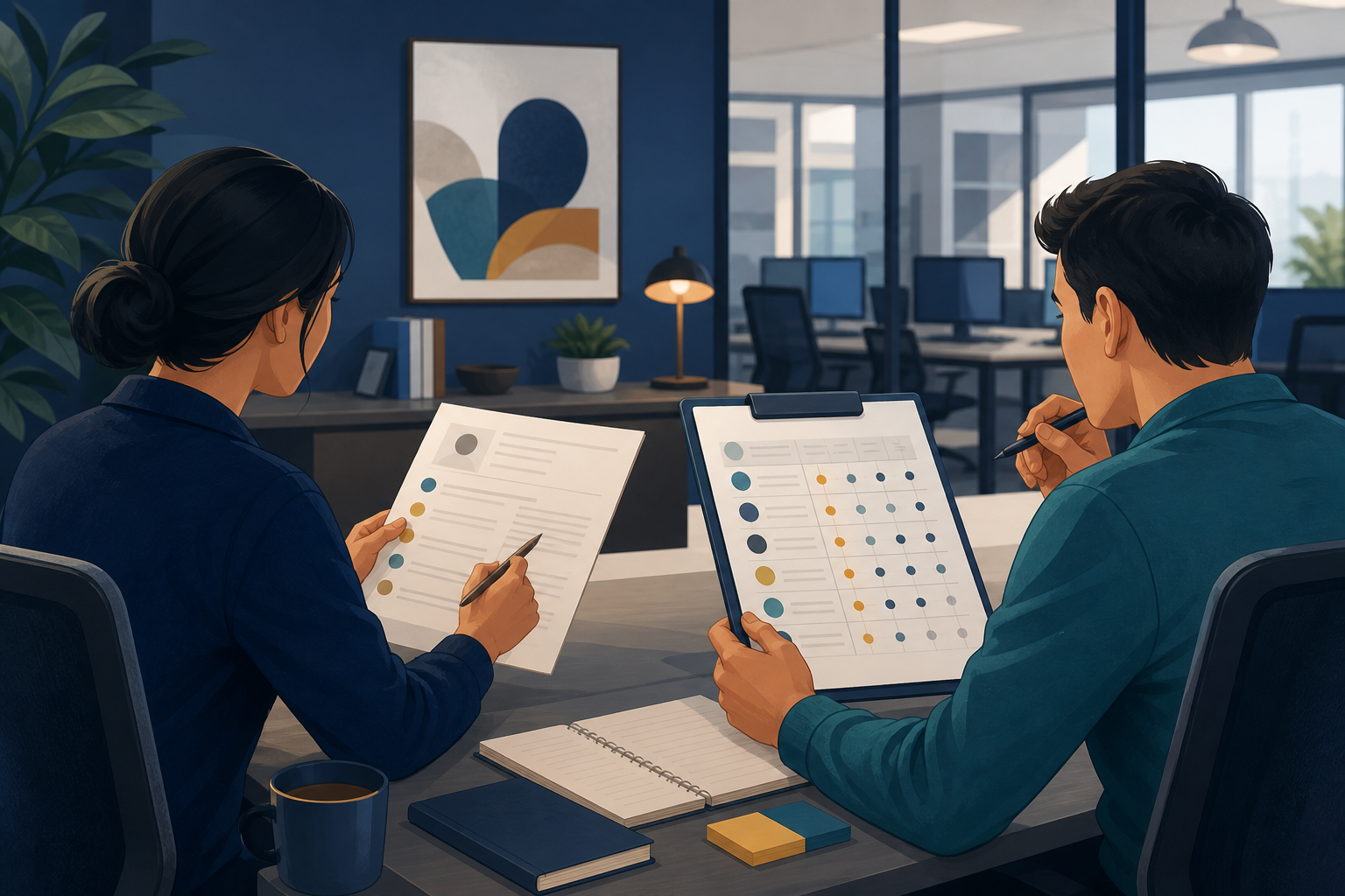 Outsourced call center operations scene