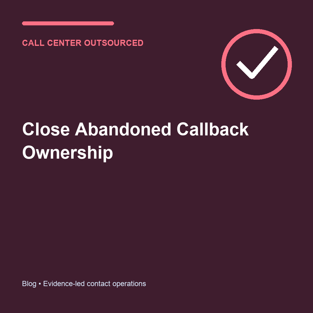 Outsourced call center operations scene