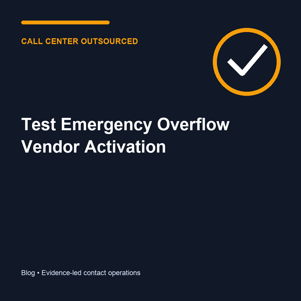Outsourced call center operations scene