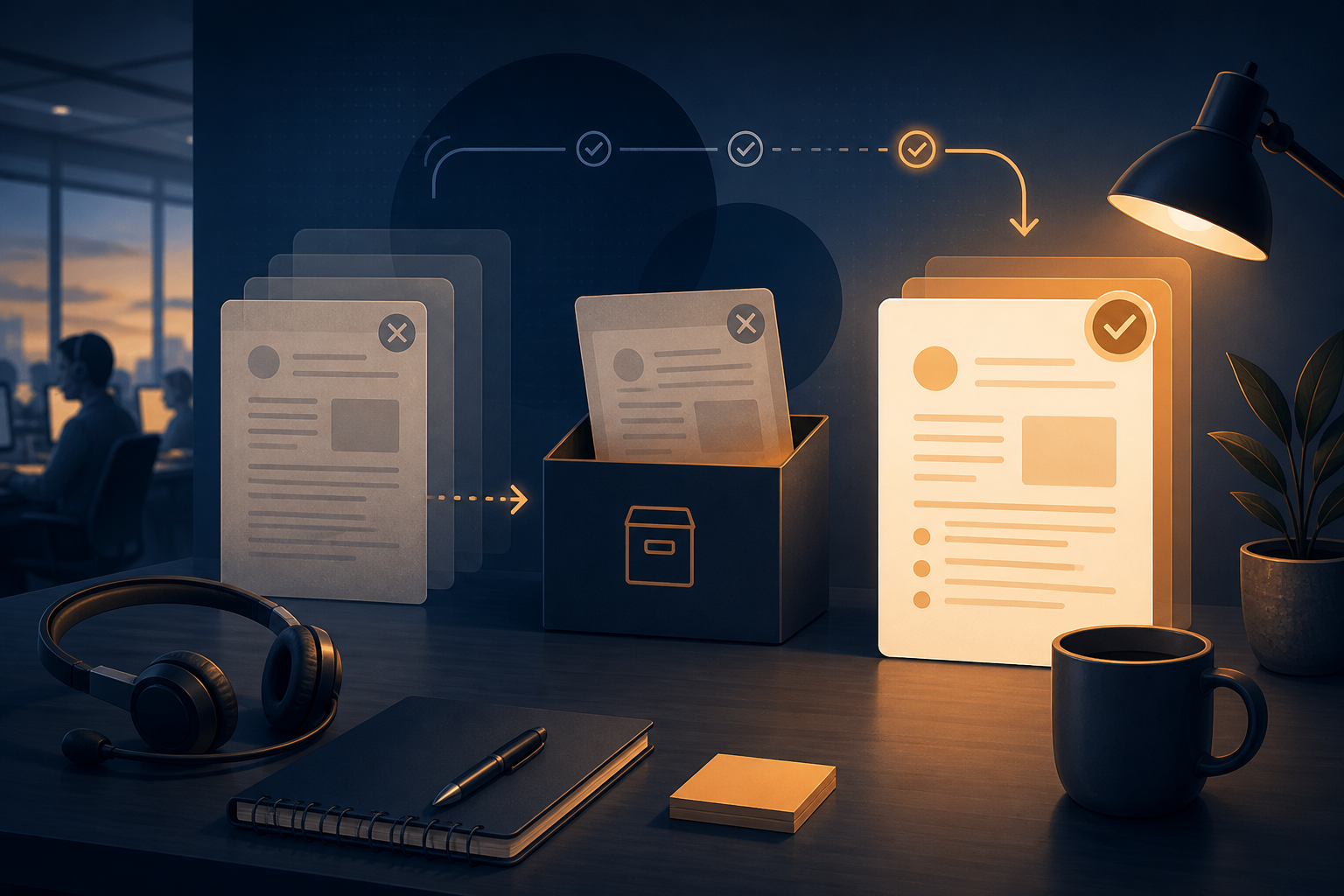 Call Center Knowledge-Article Retirement: A Research Brief editorial illustration